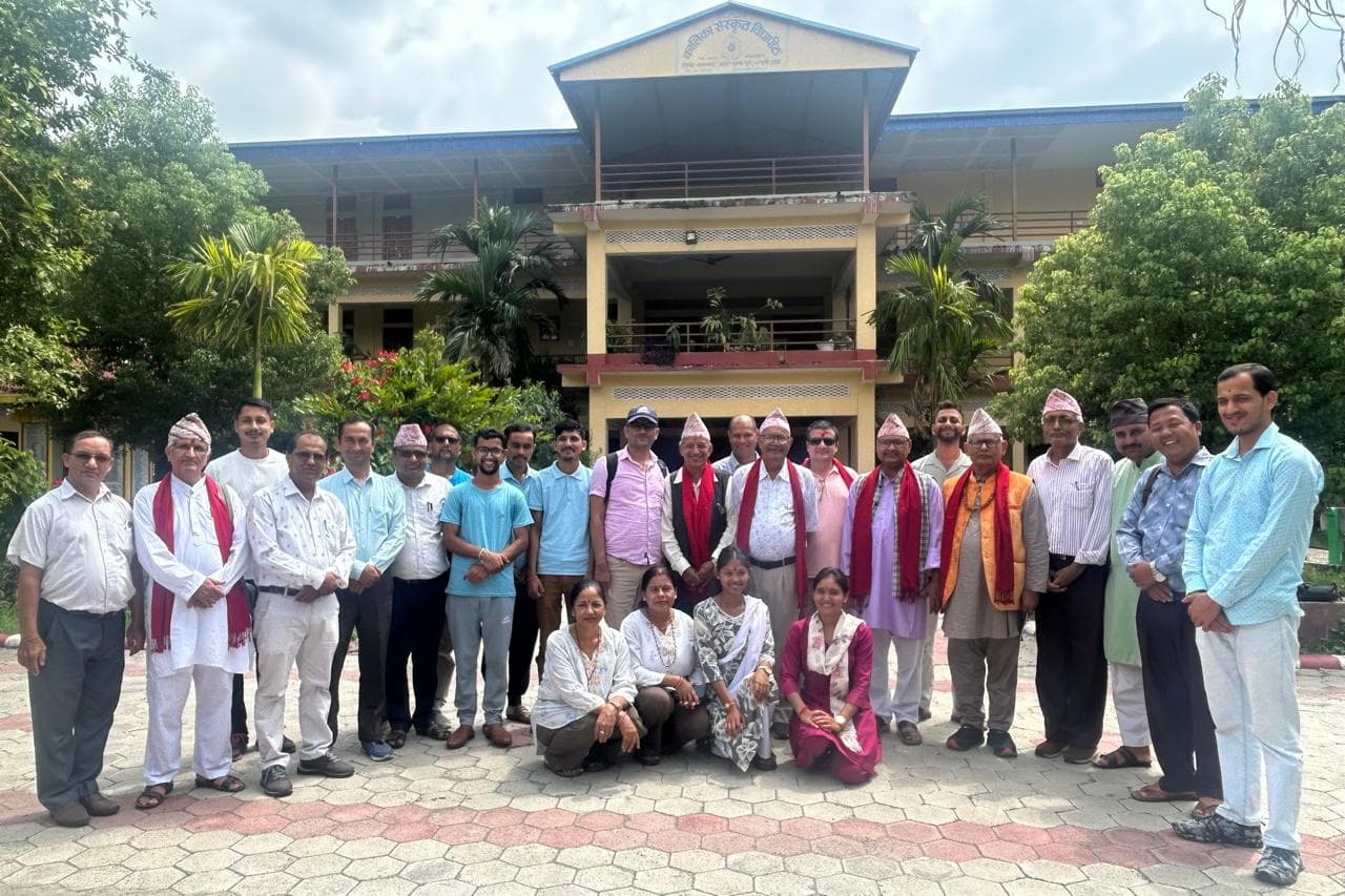 Campus programme with faculty and guests