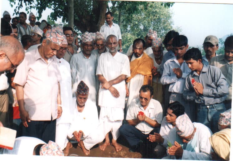 Founding-era community gathering
